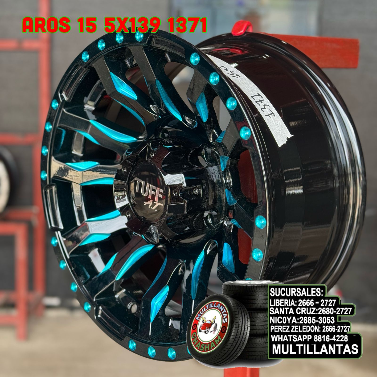 AROS # 15X7 5X139.7 ET0 M14M12B 1371